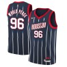 2021-22City Metta World Peace Twill Basketball Jersey -Rockets #96 World Peace Twill Jerseys, FREE SHIPPING