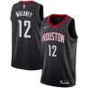 Black Matt Maloney Twill Basketball Jersey -Rockets #12 Maloney Twill Jerseys, FREE SHIPPING