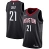 Black Chris Jent Twill Basketball Jersey -Rockets #21 Jent Twill Jerseys, FREE SHIPPING