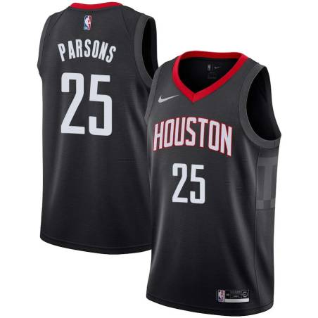 Black Chandler Parsons Twill Basketball Jersey -Rockets #25 Parsons Twill Jerseys, FREE SHIPPING