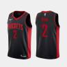 Black_Earned Luther Head Twill Basketball Jersey -Rockets #2 Head Twill Jerseys, FREE SHIPPING