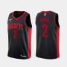 Black_Earned Marcus Morris Twill Basketball Jersey -Rockets #2 Morris Twill Jerseys, FREE SHIPPING