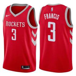 Red Classic Steve Francis Twill Basketball Jersey -Rockets #3 Francis Twill Jerseys, FREE SHIPPING