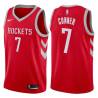 Red Classic Lester Conner Twill Basketball Jersey -Rockets #7 Conner Twill Jerseys, FREE SHIPPING