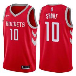Red Classic Purvis Short Twill Basketball Jersey -Rockets #10 Short Twill Jerseys, FREE SHIPPING