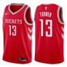 Red Classic Andre Turner Twill Basketball Jersey -Rockets #13 Turner Twill Jerseys, FREE SHIPPING