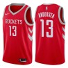 Red Classic David Andersen Twill Basketball Jersey -Rockets #13 Andersen Twill Jerseys, FREE SHIPPING