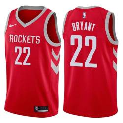 Red Classic Joe Bryant Twill Basketball Jersey -Rockets #22 Bryant Twill Jerseys, FREE SHIPPING