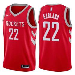 Red Classic Winston Garland Twill Basketball Jersey -Rockets #22 Garland Twill Jerseys, FREE SHIPPING