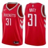 Red Classic Tyrone Britt Twill Basketball Jersey -Rockets #31 Britt Twill Jerseys, FREE SHIPPING