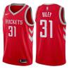 Red Classic Ron Riley Twill Basketball Jersey -Rockets #31 Riley Twill Jerseys, FREE SHIPPING