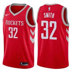 Red Classic Bingo Smith Twill Basketball Jersey -Rockets #32 Smith Twill Jerseys, FREE SHIPPING