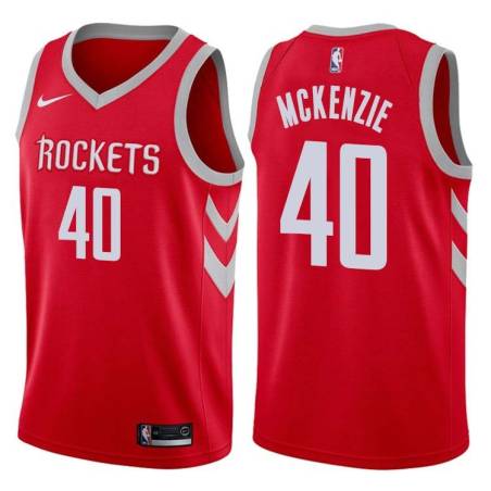 Red Classic Stan McKenzie Twill Basketball Jersey -Rockets #40 McKenzie Twill Jerseys, FREE SHIPPING