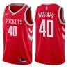 Red Classic Stan McKenzie Twill Basketball Jersey -Rockets #40 McKenzie Twill Jerseys, FREE SHIPPING