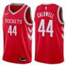 Red Classic Adrian Caldwell Twill Basketball Jersey -Rockets #44 Caldwell Twill Jerseys, FREE SHIPPING