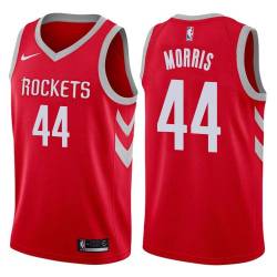 Red Classic Terence Morris Twill Basketball Jersey -Rockets #44 Morris Twill Jerseys, FREE SHIPPING