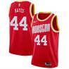 Red_Throwback Chuck Hayes Twill Basketball Jersey -Rockets #44 Hayes Twill Jerseys, FREE SHIPPING