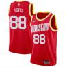 Red_Throwback Alexey Shved Twill Basketball Jersey -Rockets #88 Shved Twill Jerseys, FREE SHIPPING