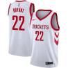 White Classic Joe Bryant Twill Basketball Jersey -Rockets #22 Bryant Twill Jerseys, FREE SHIPPING