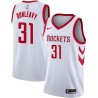 White Classic Mike Dunleavy Twill Basketball Jersey -Rockets #31 Dunleavy Twill Jerseys, FREE SHIPPING