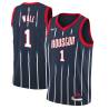 2021-22City John Wall Rockets #1 Twill Basketball Jersey FREE SHIPPING