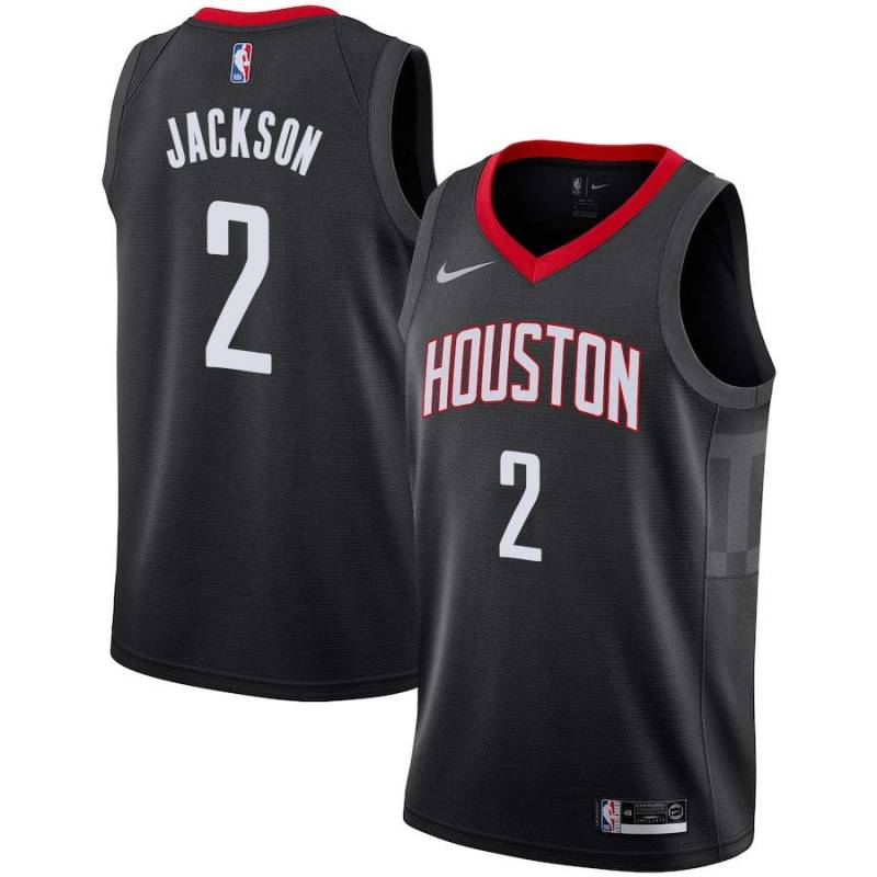 Black Demetrius Jackson Rockets #2 Twill Basketball Jersey FREE SHIPPING