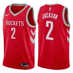 Red Classic Demetrius Jackson Rockets #2 Twill Basketball Jersey FREE SHIPPING