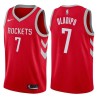 Red Classic Victor Oladipo Rockets #7 Twill Basketball Jersey FREE SHIPPING