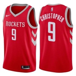 Red Classic Josh Christopher Rockets #9 Twill Basketball Jersey FREE SHIPPING