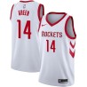 White Classic Gerald Green Rockets #14 Twill Basketball Jersey FREE SHIPPING