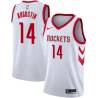 White Classic DJ Augustin Rockets #14 Twill Basketball Jersey FREE SHIPPING