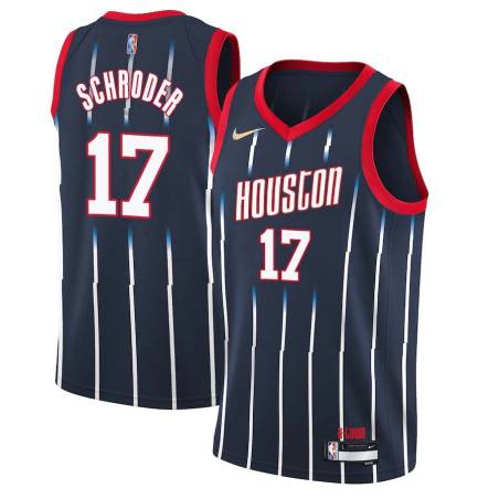 2021-22City Dennis Schroder Rockets #17 Twill Basketball Jersey FREE SHIPPING