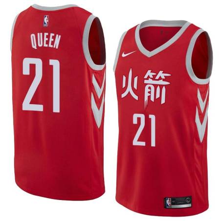 2017-18City Trevelin Queen Rockets #21 Twill Basketball Jersey FREE SHIPPING