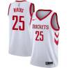 White Classic Austin Rivers Rockets #25 Twill Basketball Jersey FREE SHIPPING