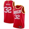 Red_Throwback Brandan Wright Rockets #32 Twill Basketball Jersey FREE SHIPPING