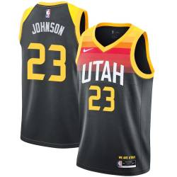 2021-22City Chris Johnson Twill Basketball Jersey -Jazz #23 Johnson Twill Jerseys, FREE SHIPPING