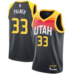 2021-22City Walter Palmer Twill Basketball Jersey -Jazz #33 Palmer Twill Jerseys, FREE SHIPPING