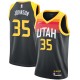 2021-22City Ollie Johnson Twill Basketball Jersey -Jazz #35 Johnson Twill Jerseys, FREE SHIPPING