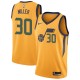 Glod Dick Miller Twill Basketball Jersey -Jazz #30 Miller Twill Jerseys, FREE SHIPPING