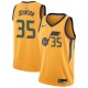 Glod Ollie Johnson Twill Basketball Jersey -Jazz #35 Johnson Twill Jerseys, FREE SHIPPING