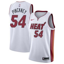 Ed Pinckney Twill Basketball Jersey -Heat #54 Pinckney Twill Jerseys, FREE SHIPPING