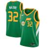 Green_Earned Karl Malone Twill Basketball Jersey -Jazz #32 Malone Twill Jerseys, FREE SHIPPING