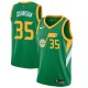 Green_Earned Ollie Johnson Twill Basketball Jersey -Jazz #35 Johnson Twill Jerseys, FREE SHIPPING