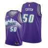 Throwback Marcus Cousin Twill Basketball Jersey -Jazz #50 Cousin Twill Jerseys, FREE SHIPPING