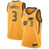 Glod Trent Forrest Jazz #3 Twill Basketball Jersey FREE SHIPPING