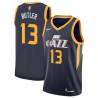 Navy Jared Butler Jazz #13 Twill Basketball Jersey FREE SHIPPING