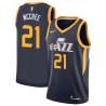 Navy Erik McCree Jazz #21 Twill Basketball Jersey FREE SHIPPING