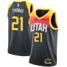 2021-22City Matt Thomas Jazz #21 Twill Basketball Jersey FREE SHIPPING