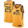 Glod Danuel House Jr. Jazz #25 Twill Basketball Jersey FREE SHIPPING