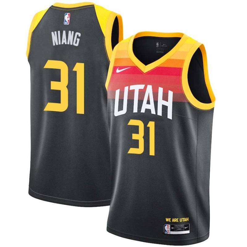 2021-22City Georges Niang Jazz #31 Twill Basketball Jersey FREE SHIPPING